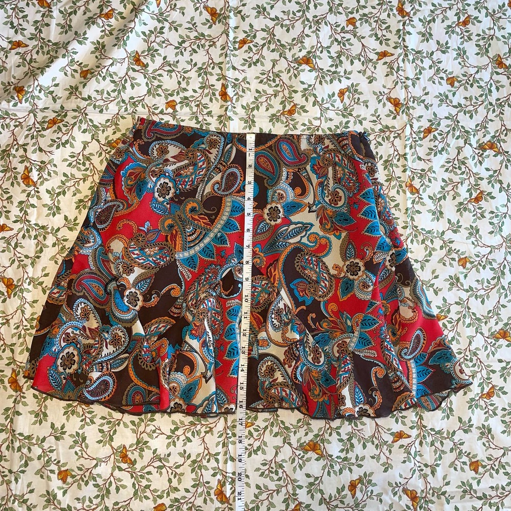 Women’s A. Byer Boho Paisley Summer Skirt - Picture 3 of 5